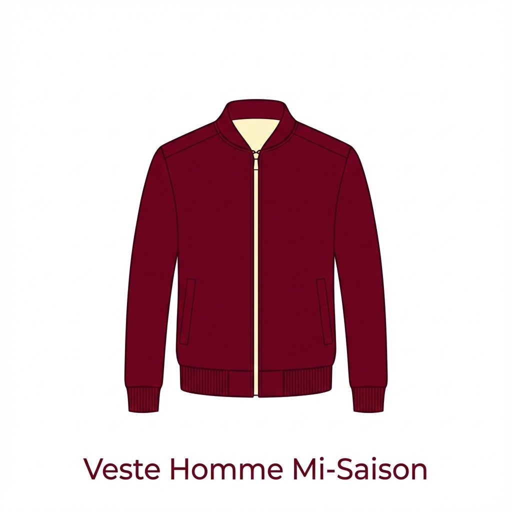 Veste Homme Mi-Saison